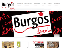 Tablet Screenshot of burgosalimenta.com